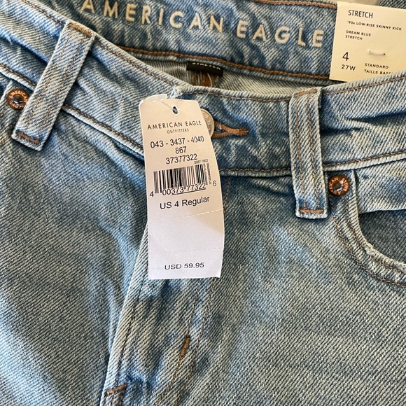 American Eagle 90’s low rise skinny kick denim - Picture 11 of 16